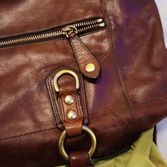 Coach Madison Julianne Brown Leather Shoulder Bag 12935 - Picture 9 of 16